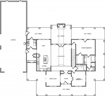 Home Plan - Main Level