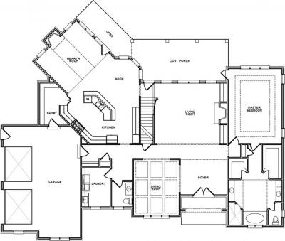 Home Plan - Main Level