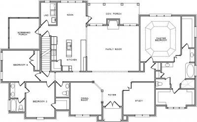 Home Plan - Main Level