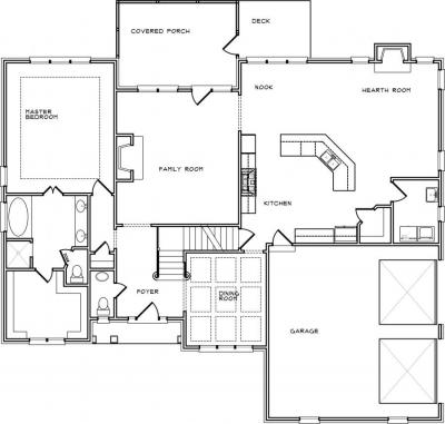 Home Plan - Main Level