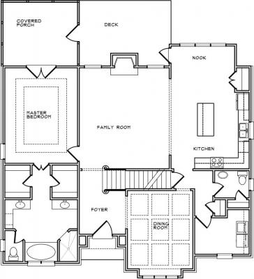 Home Plan - Main Level