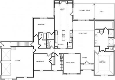 Home Plan - Main Level