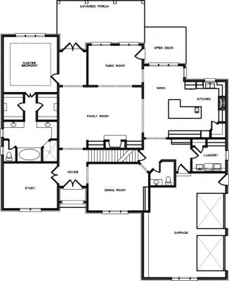 Home Plan - Main Level