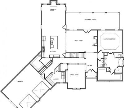 Home Plan - Main Level