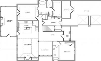 Home Plan - Main Level