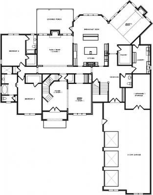 Home Plan - Main Level