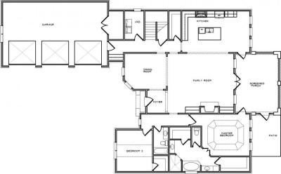 Home Plan - Main Level