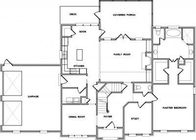 Home Plan - Main Level