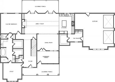 Home Plan - Main Level