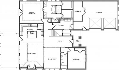 Home Plan - Main Level