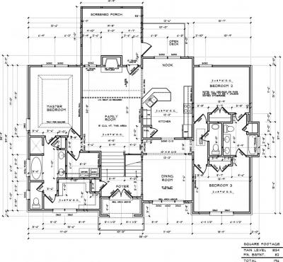 Home Plan - Main Level