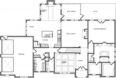 Home Plan - Main Level