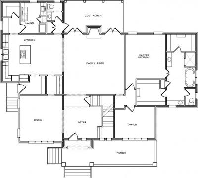 Home Plan - Main Level