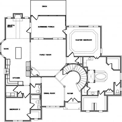 Home Plan - Main Level