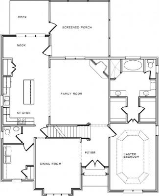 Home Plan - Main Level