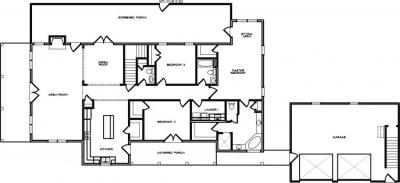 Home Plan - Main Level