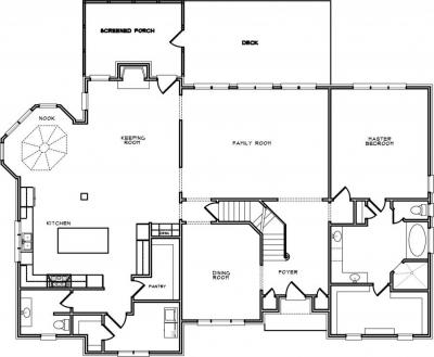 Home Plan - Main Level