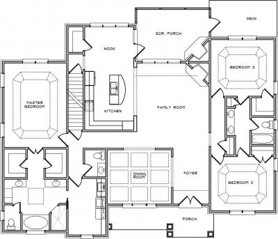 Home Plan - Main Level