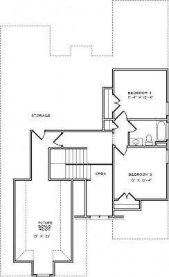 Home Plan - Second Level