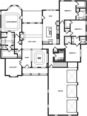 Home Plan - Main Level