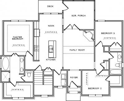 Home Plan - Main Level