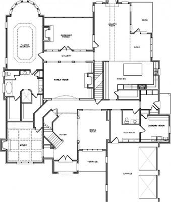 Home Plan - Main Level