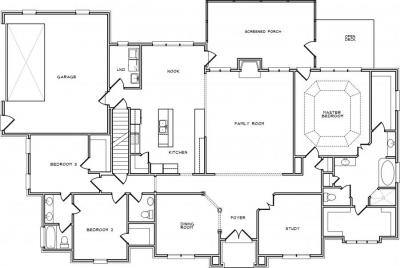 Home Plan - Main Level