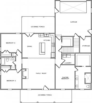 Home Plan - Main Level