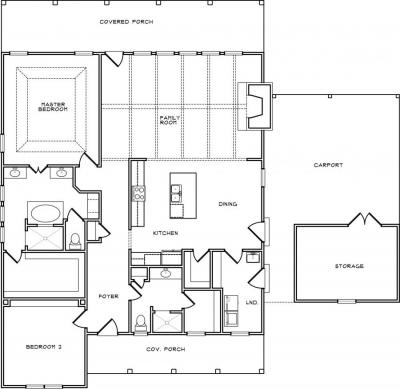 Home Plan - Main Level