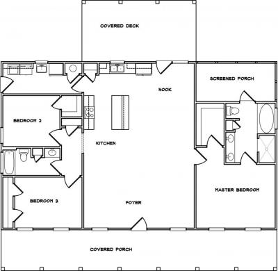 Home Plan - Main Level