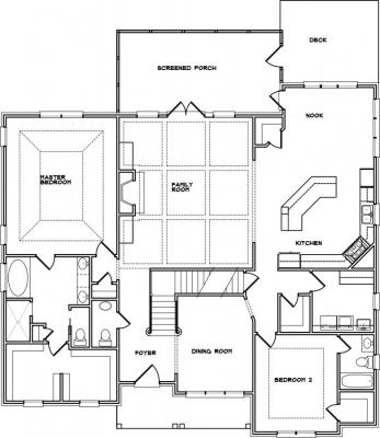 Home Plan - Main Level