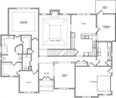 Home Plan - Main Level