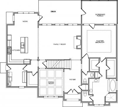 Home Plan - Main Level