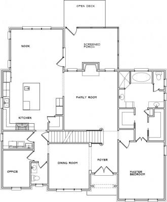 Home Plan - Main Level