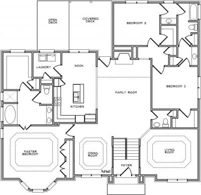 Home Plan - Main Level