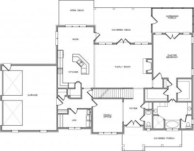 Home Plan - Main Level