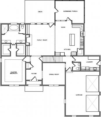 Home Plan - Main Level