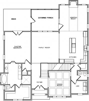 Home Plan - Main Level