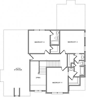 Home Plan - Second Level