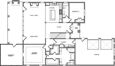 Home Plan - Main Level