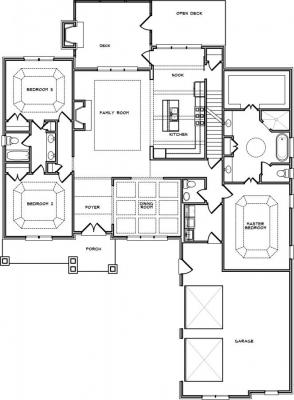 Home Plan - Main Level