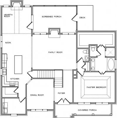 Home Plan - Main Level