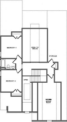 Home Plan - Second Level