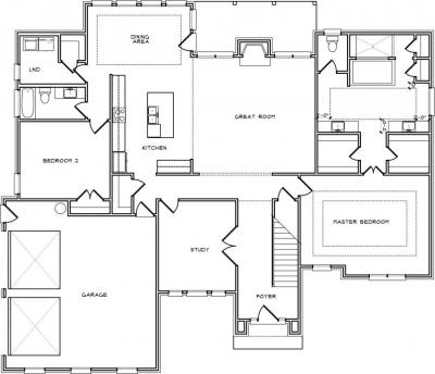 Home Plan - Main Level