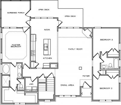 Home Plan - Main Level