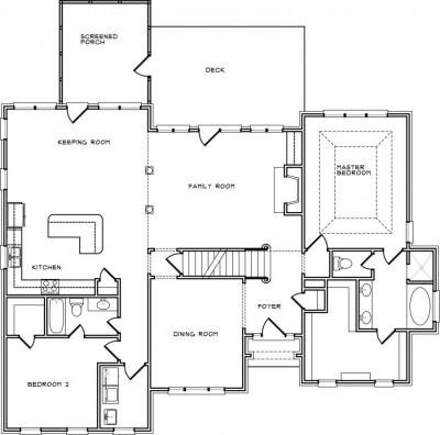 Home Plan - Main Level