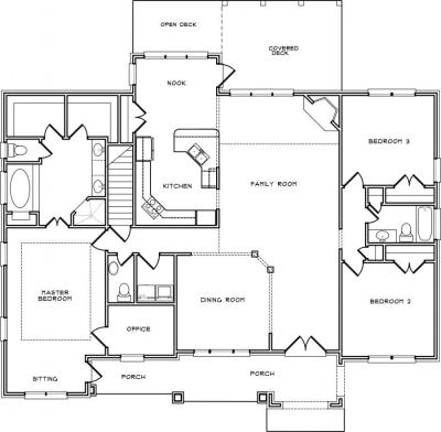 Home Plan - Main Level