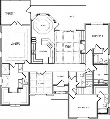 Home Plan - Main Level