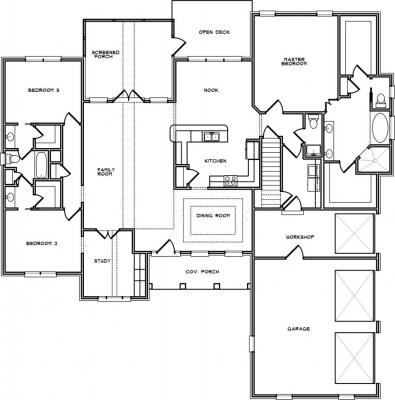 Home Plan - Main Level