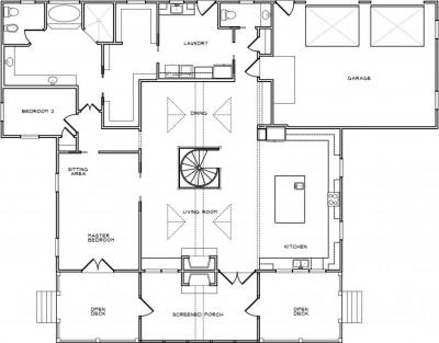 Home Plan - Main Level